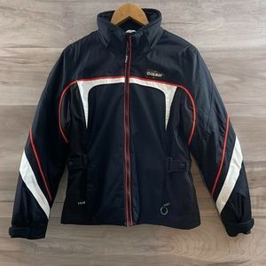 Colmar Womens Black Whitespeed Long Sleeve Collared Full Zip Ski Jacket Size 12